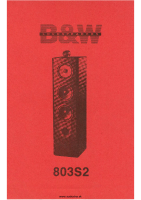 Bowers & Wilkins Matrix 803 S2-Service-manual-ADNA